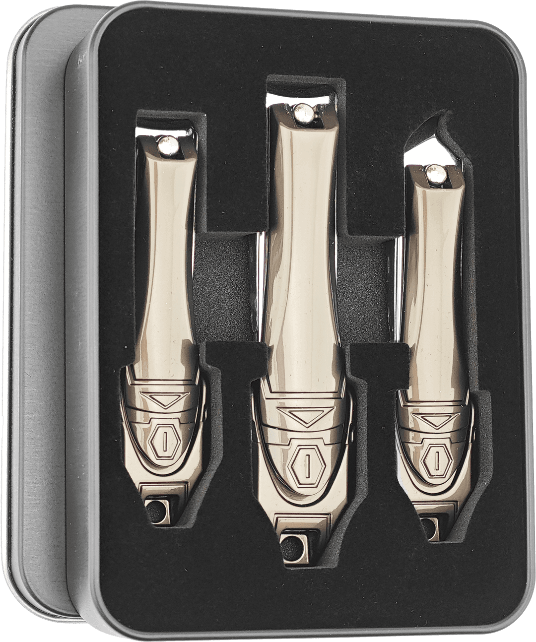3pcs Nail Clipper Set: preparación de precisión de alta calidad