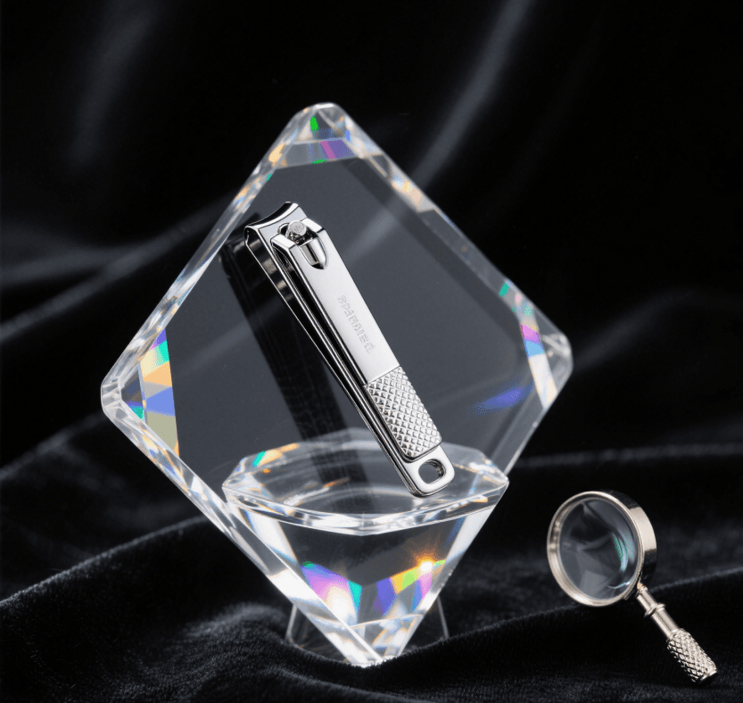 Coupe-ongles Vibrant Precision : Contrôle compact pour une coupe d'ongles nette