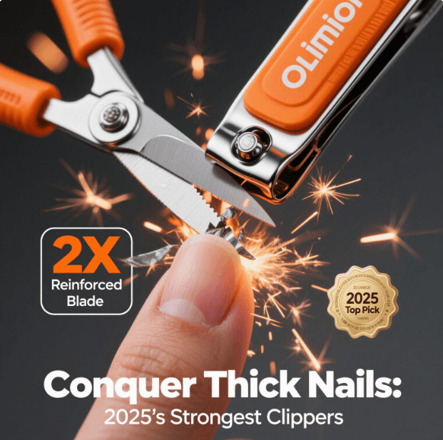 Coupe-ongles idéal pour ongles épais avec poignée ergonomique
