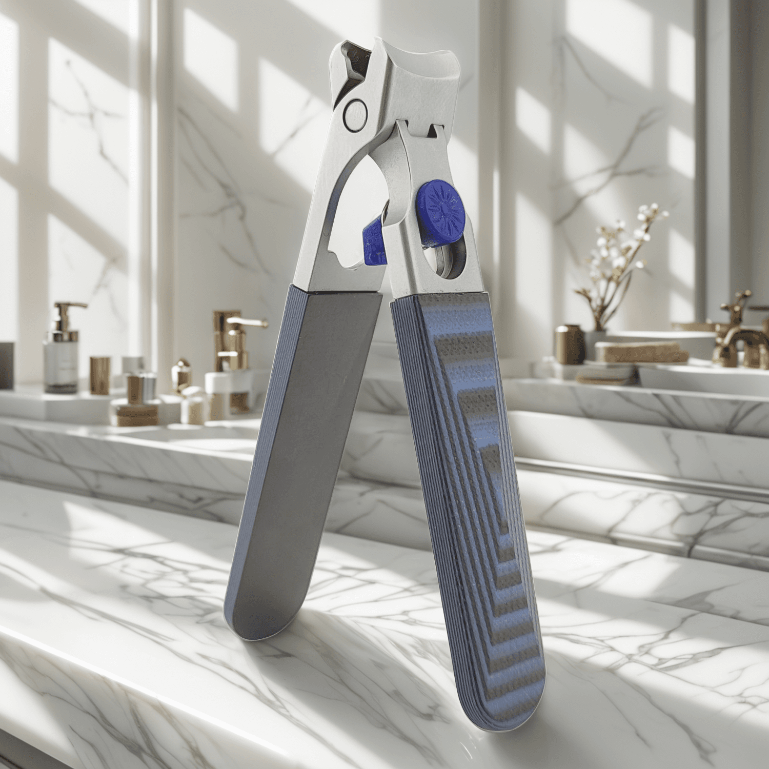 Coupe-ongles ergonomique pour ongles épais et pour les soins en voyage