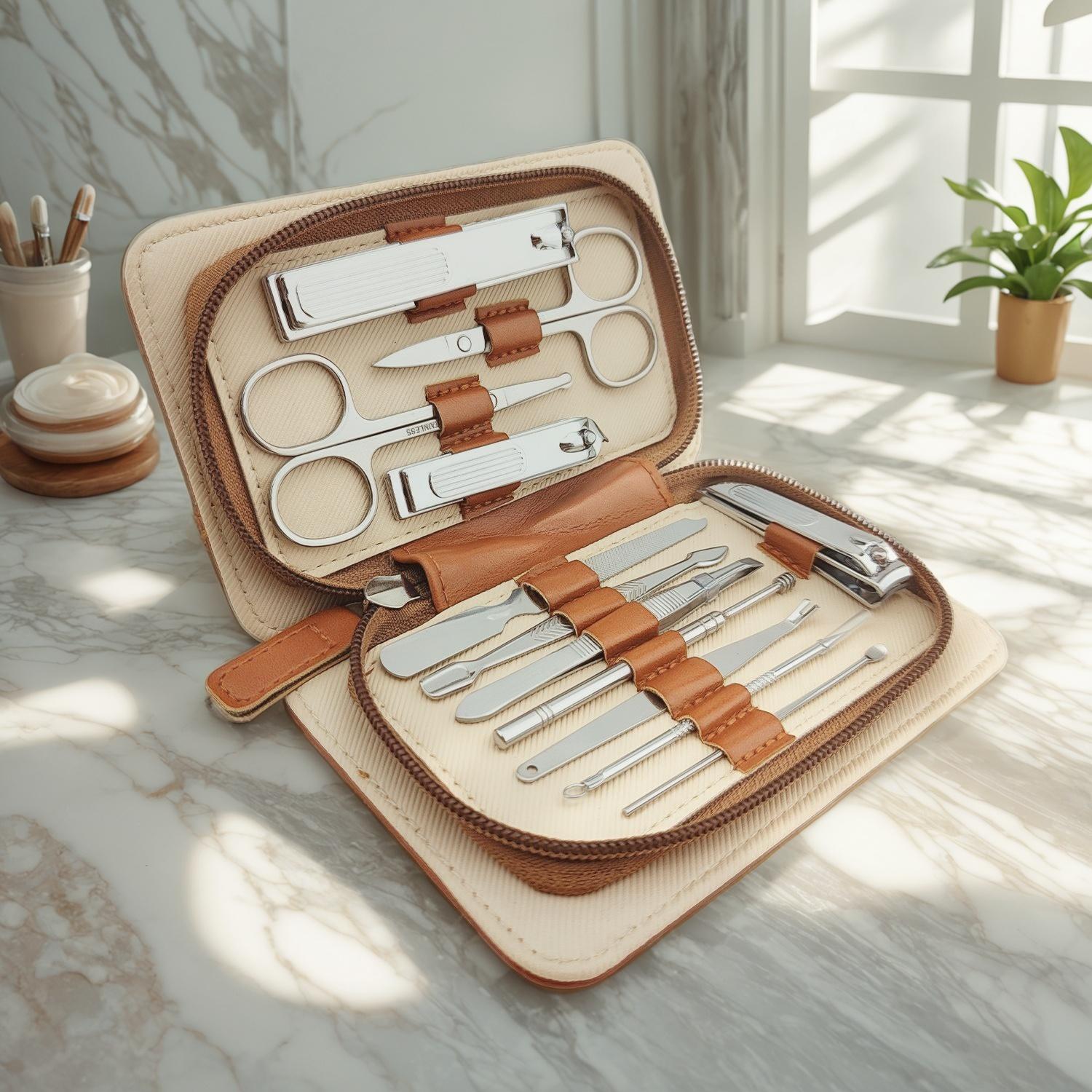Outils de beauté personnalisés pour des kits de toilettage précis