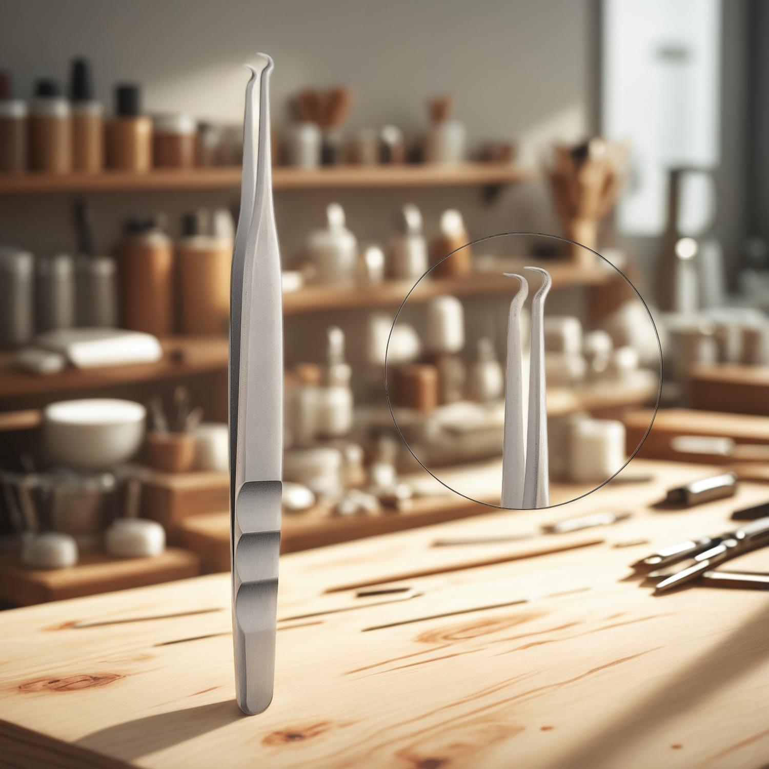 Fournisseur en gros de pinces à épiler pour outils de précision pour les cils et la beauté