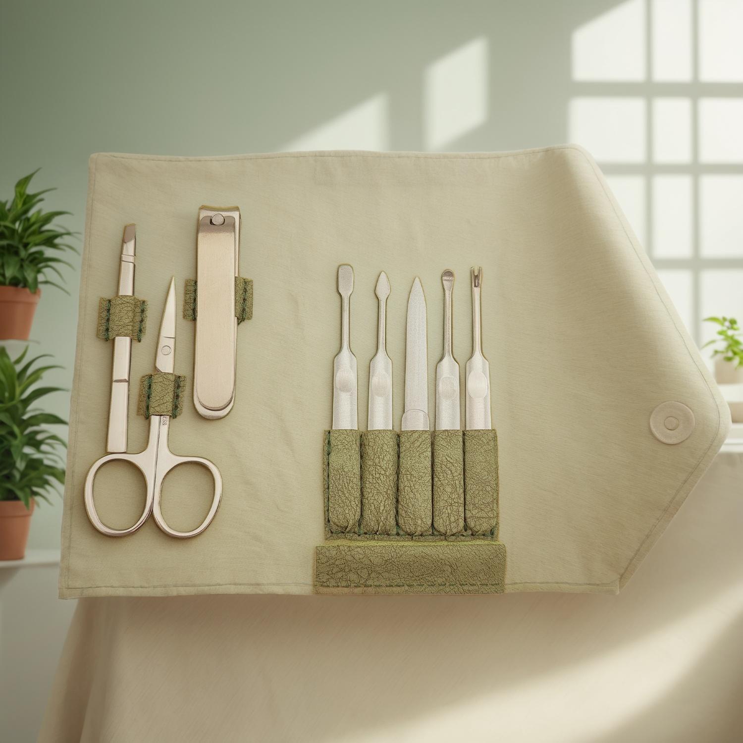 Fabricant d'outils de beauté personnalisés pour les ensembles de soins en acier inoxydable