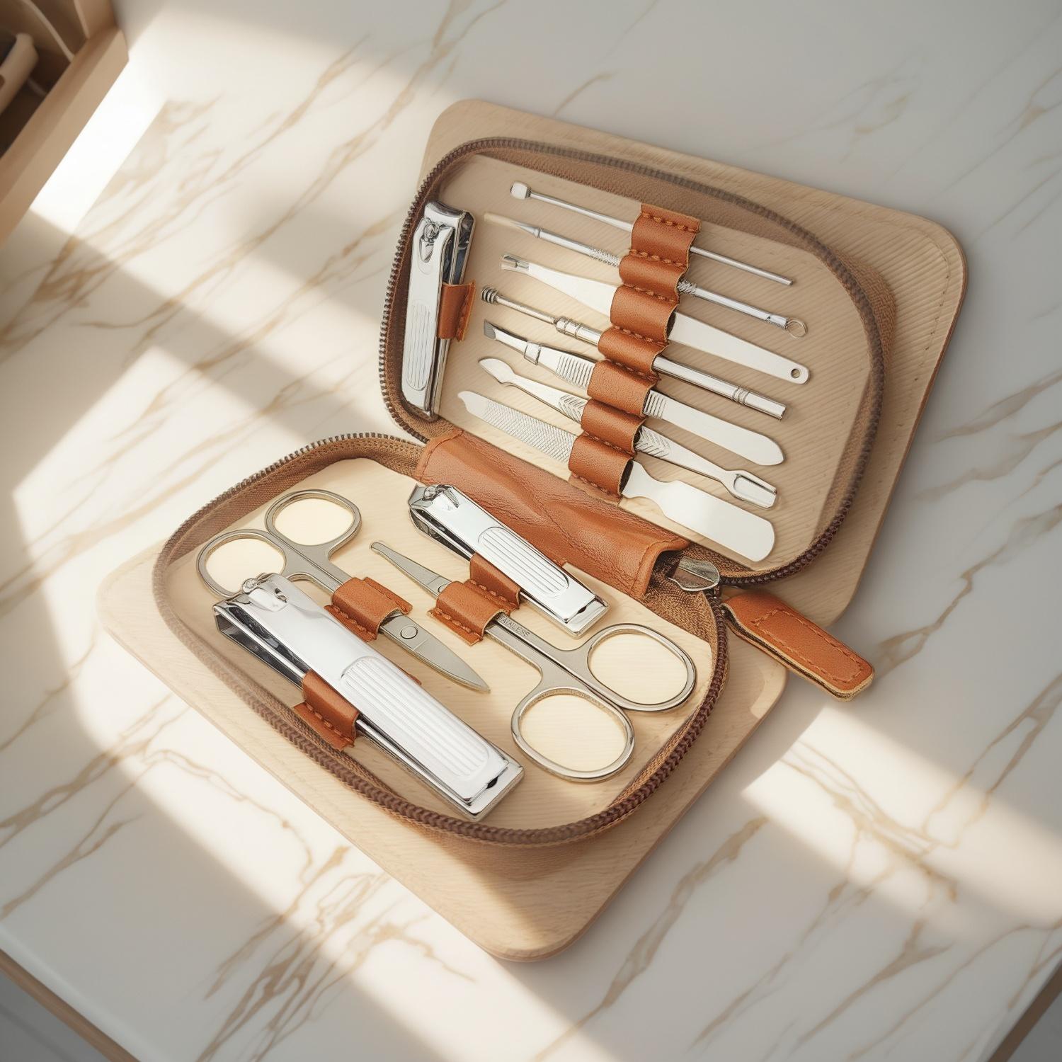 Outils de manucure vegan en gros : Guide d’achat des kits de soin en acier inoxydable