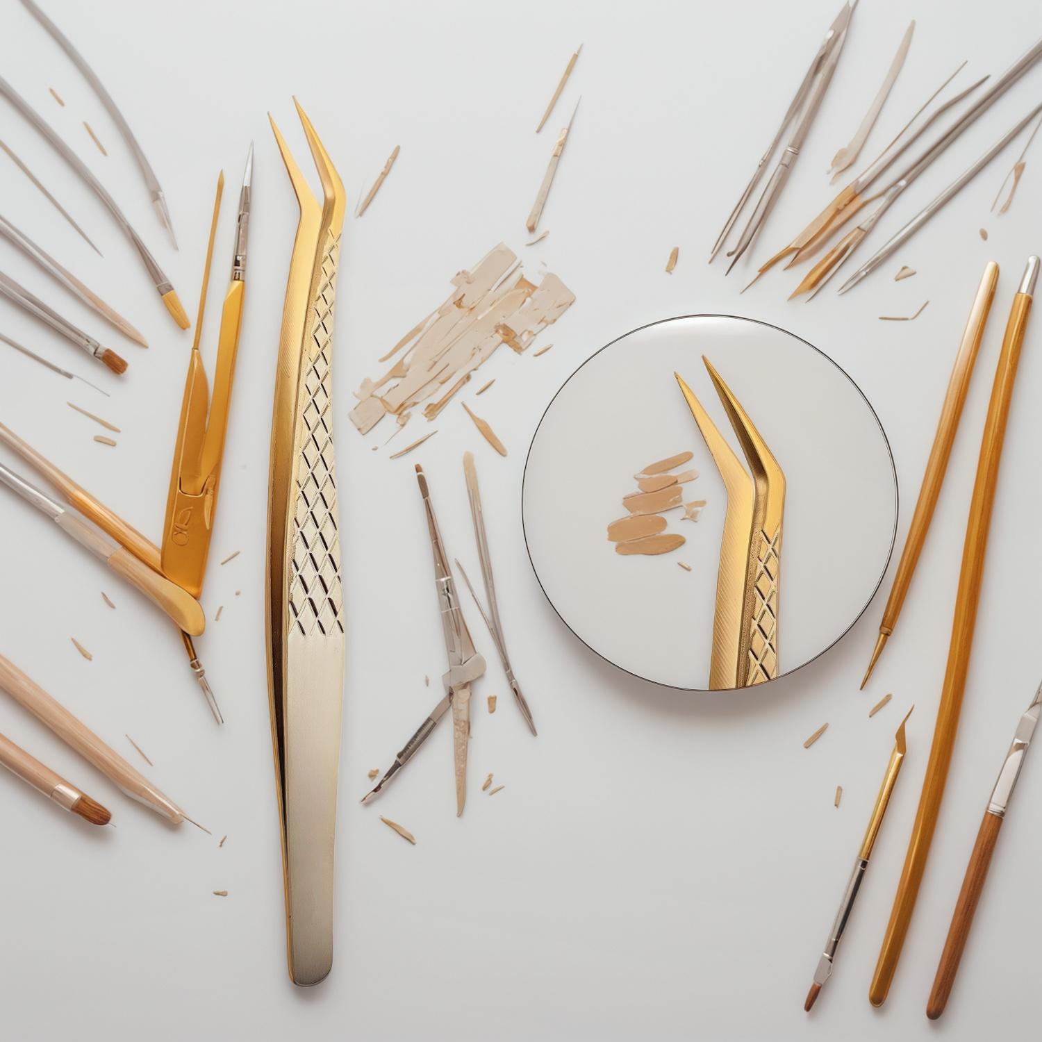 Pinces à épiler personnalisées pour les marques de beauté et usage professionnel