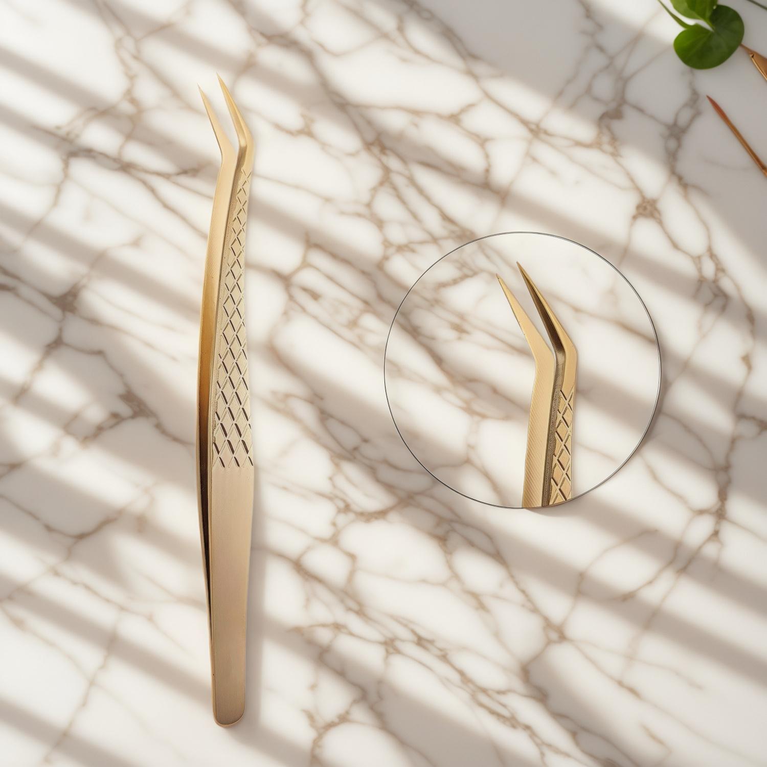 Pinces à épiler personnalisées pour la précision des extensions de cils et acheteurs d'outils de beauté OEM