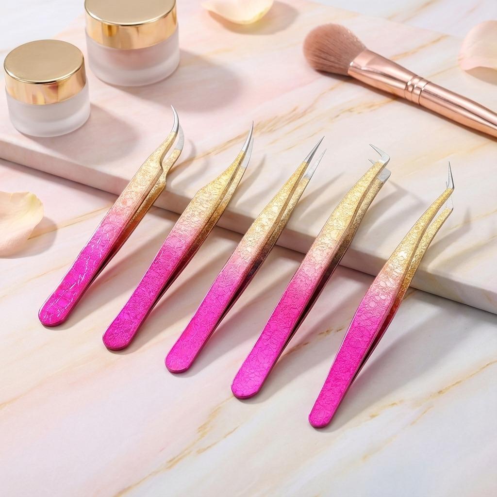 Achat de pinces à épiler en gros pour les professionnels des cils et des sourcils