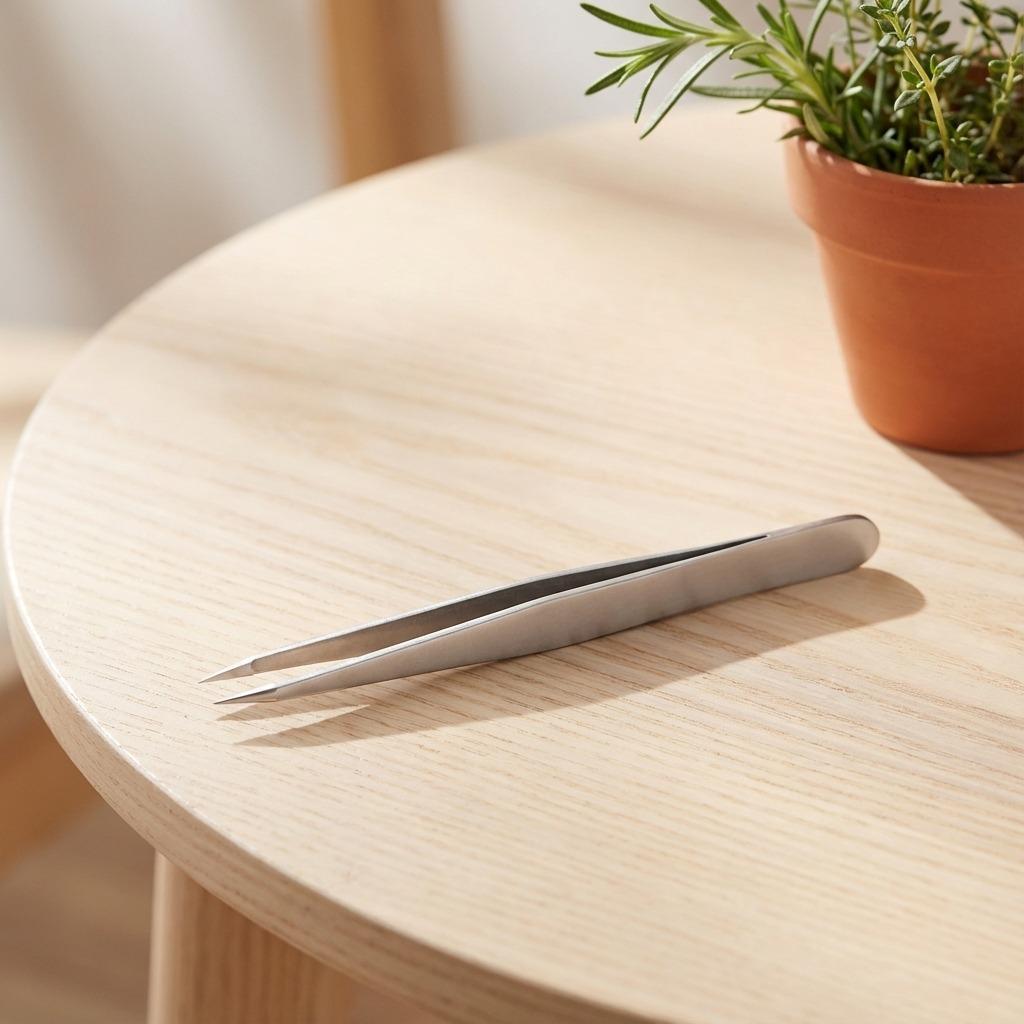 Die richtige Pinzette auswählen: Edelstahl vs. Titan