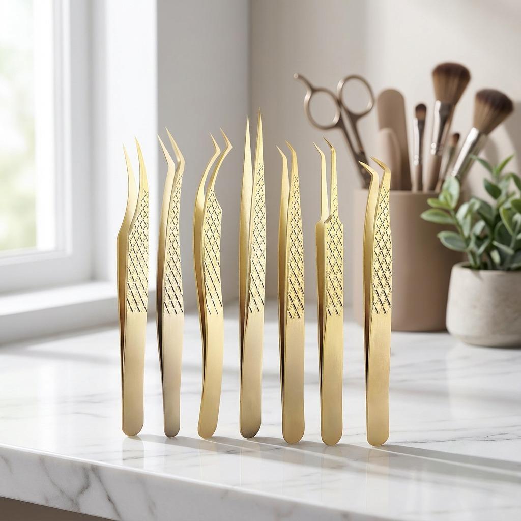 Buy Tweezers in Bulk: How to Choose Gold Stainless Steel Tweezers for Salons and Retail