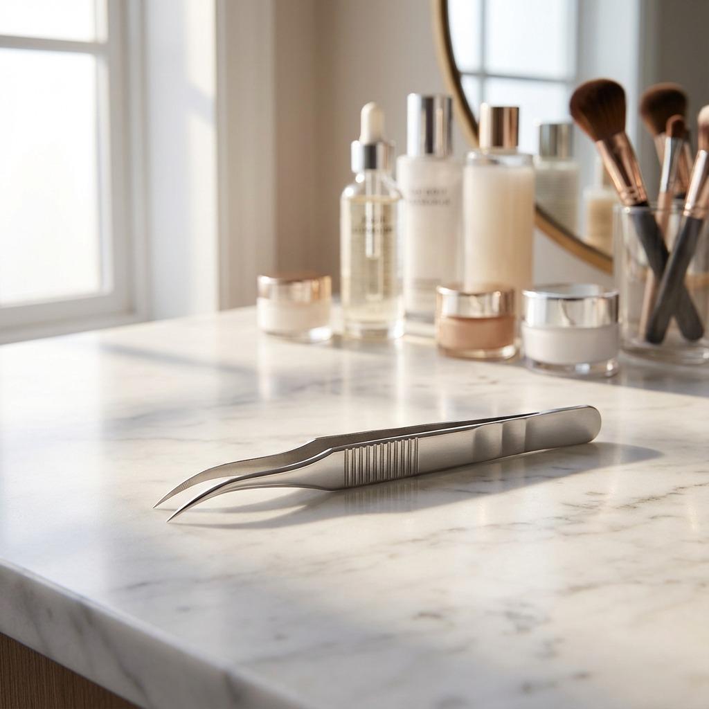 Pinces à épiler personnalisées pour l'approvisionnement en outils de beauté en gros pour les sourcils, les cils et autres besoins
