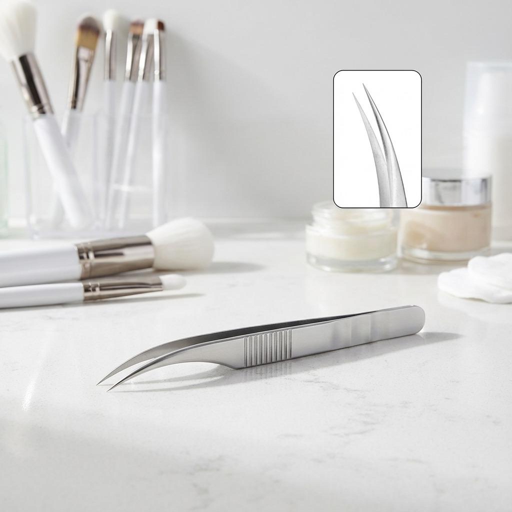 Pinces à épiler personnalisées pour une beauté précise et des travaux de détail
