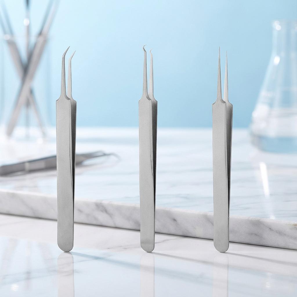 Achat de pinces à épiler en gros : sélection d’outils de précision pour les salons, les techniciennes en extensions de cils et les travaux de précision