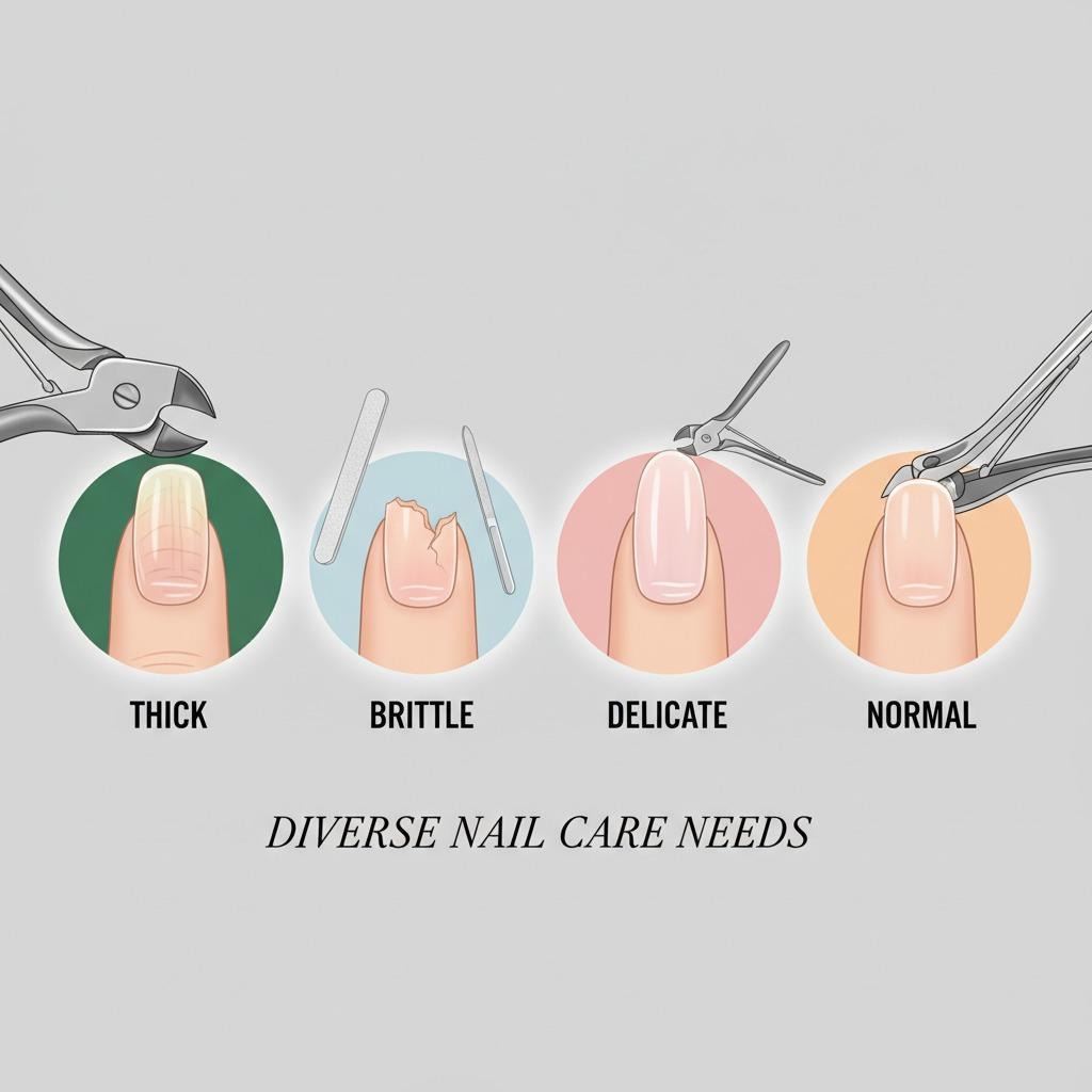 Choisir un coupe-ongles adapté à différents types d'ongles