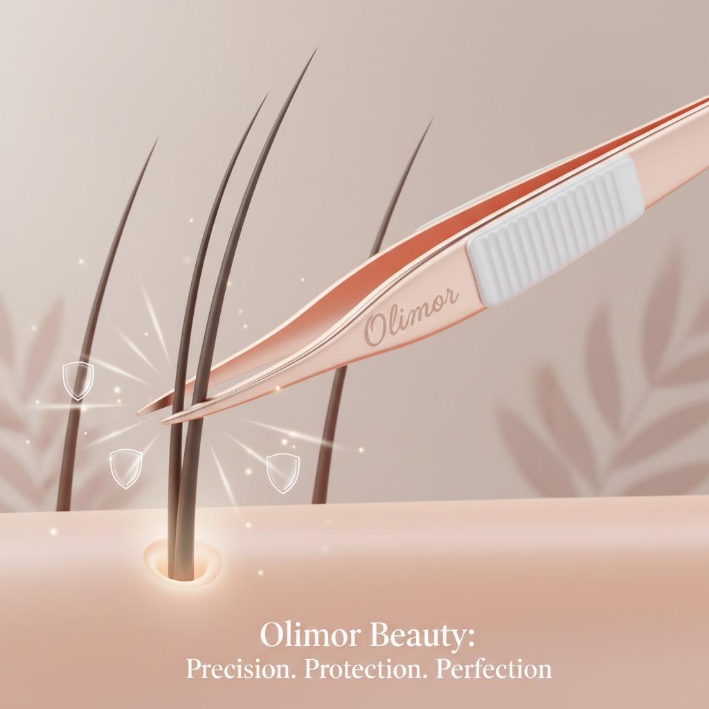 Tweezer Tools for Hair Protection by Olimor Beauty