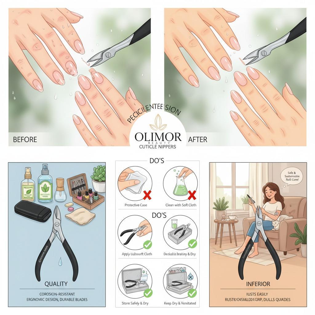 Comment choisir et entretenir une pince à cuticules pour une préparation des ongles impeccable