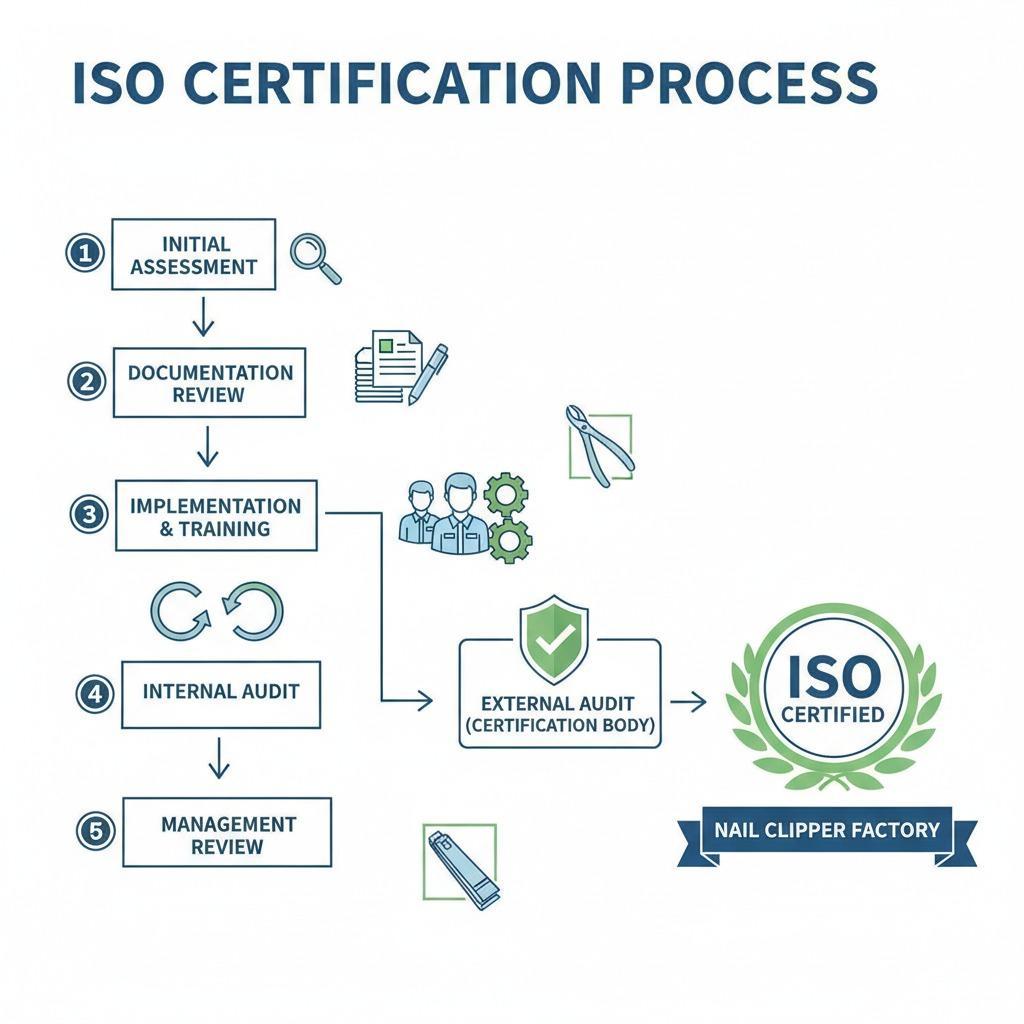 Pourquoi la certification ISO est importante lors du choix d'une usine de coupe-ongles