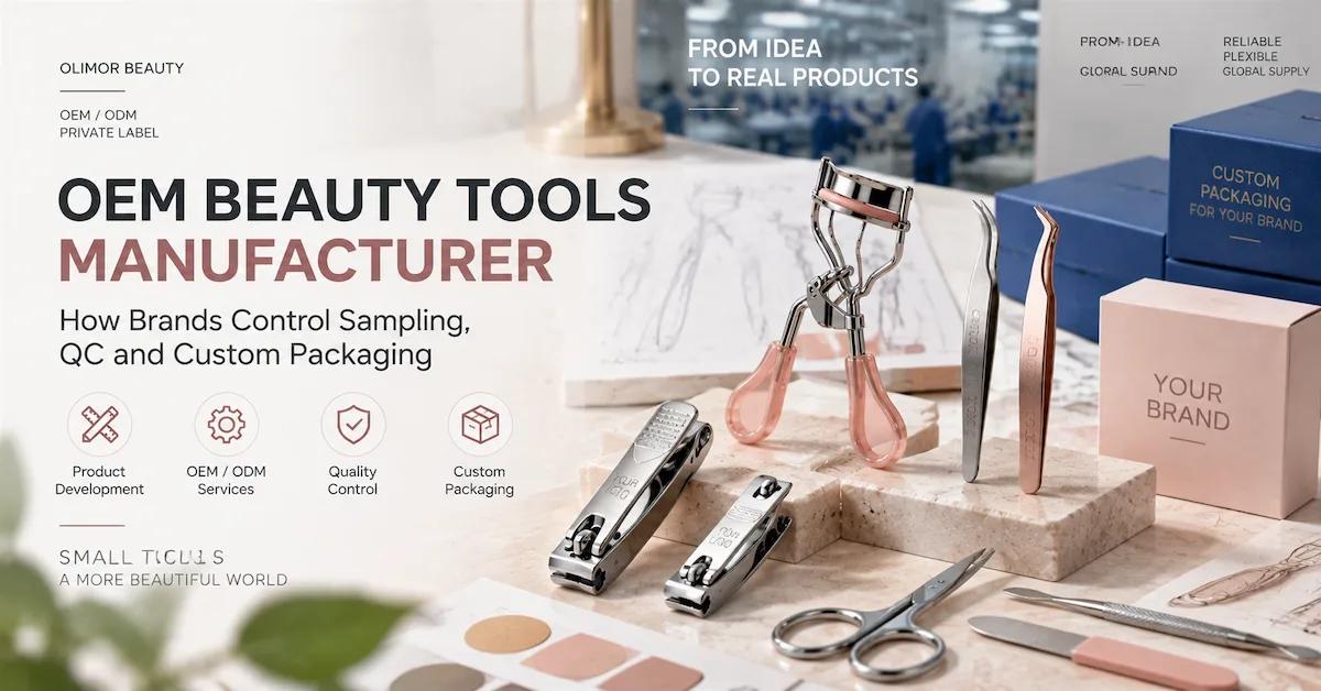 OEM Beauty Tools Manufacturer: How Brands Control Sampling, QC and Custom Packaging