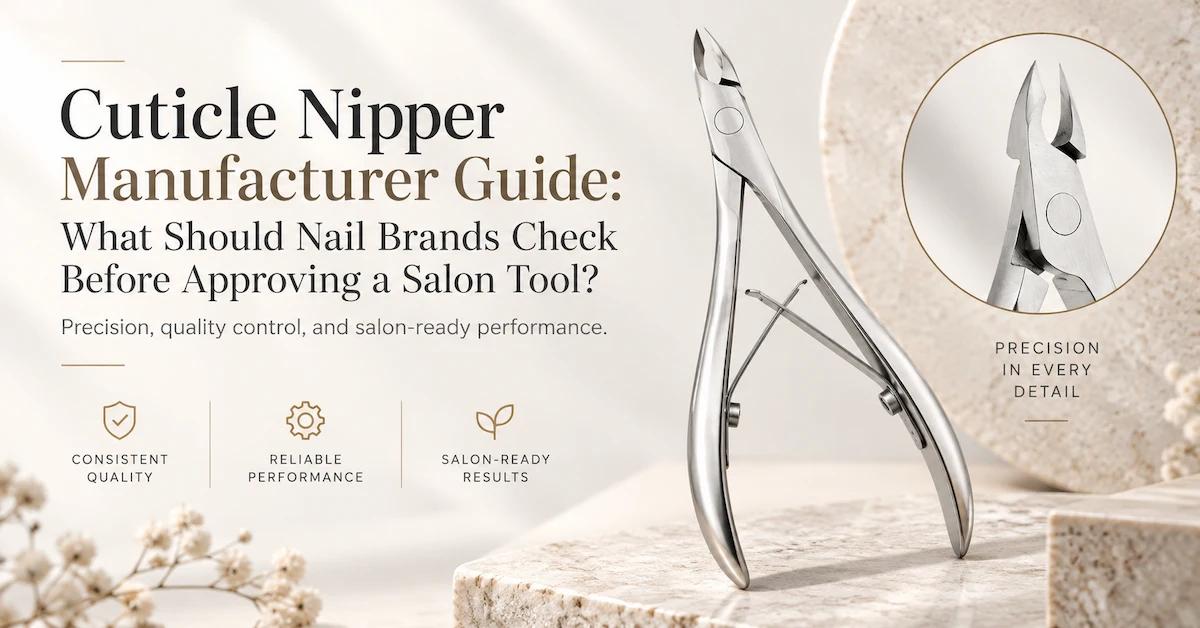 Guide du fabricant de pinces à cuticules : Que doivent vérifier les marques de manucure avant d’approuver un outil de salon ?