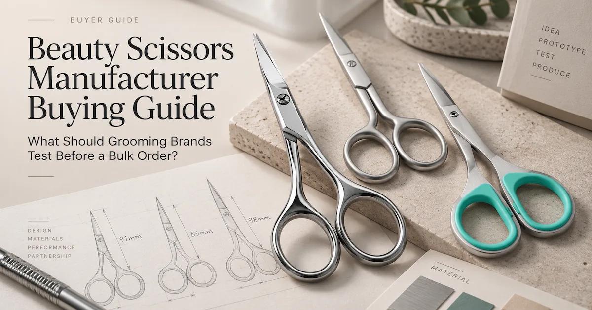 Beauty Scissors Manufacturer Buying Guide: What Should Grooming Brands Test Before a Bulk Order?