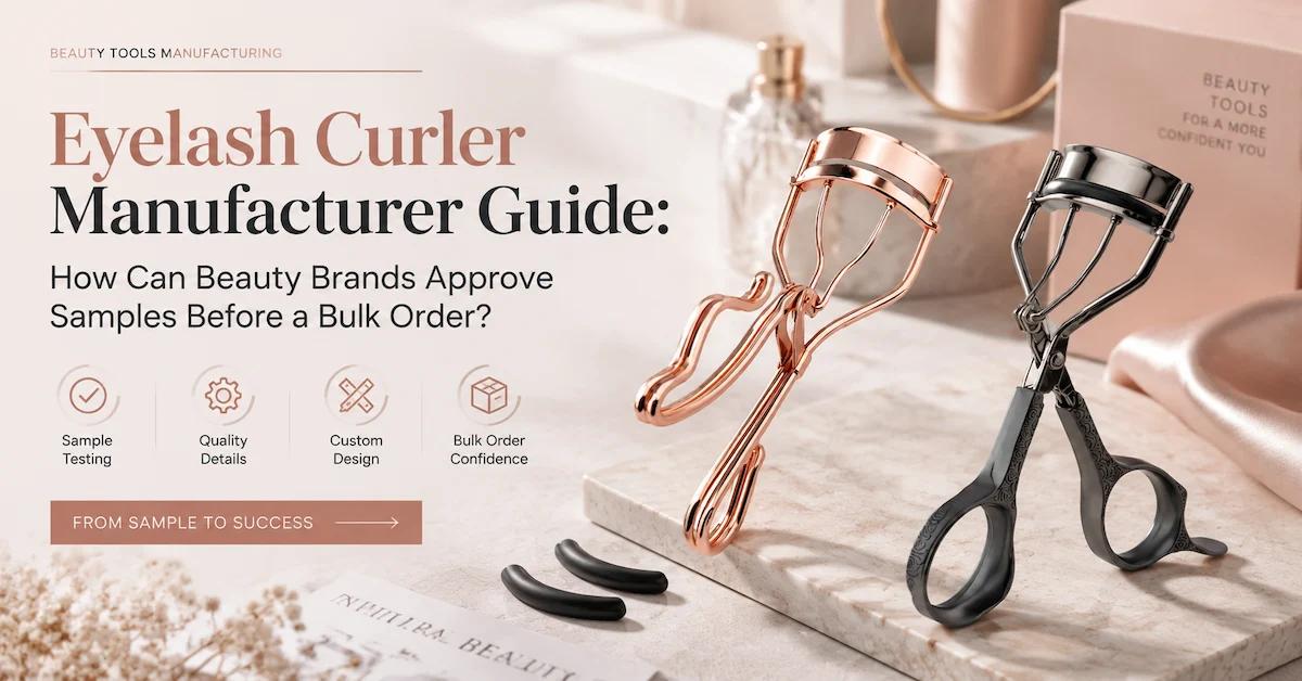Guide du fabricant de recourbe-cils : comment les marques de beauté peuvent-elles approuver des échantillons avant une commande groupée ?