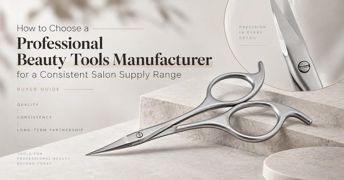 How to Choose a Professional Beauty Tools Manufacturer for a Consistent Salon Supply Range