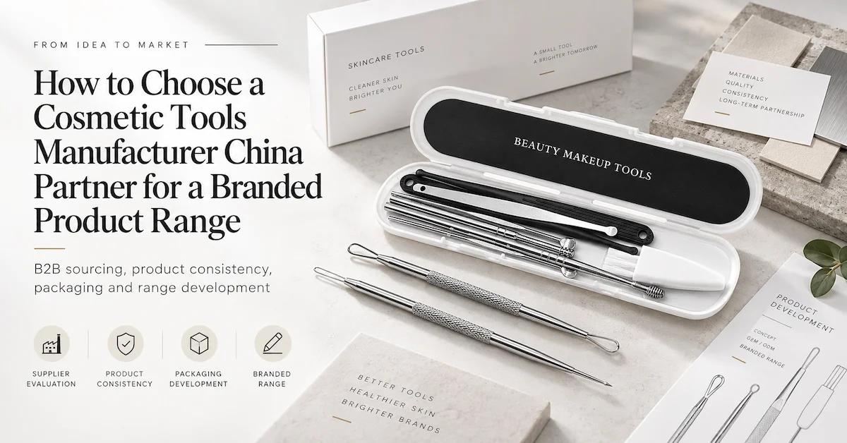 How to Choose a Cosmetic Tools Manufacturer China Partner for a Branded Product Range