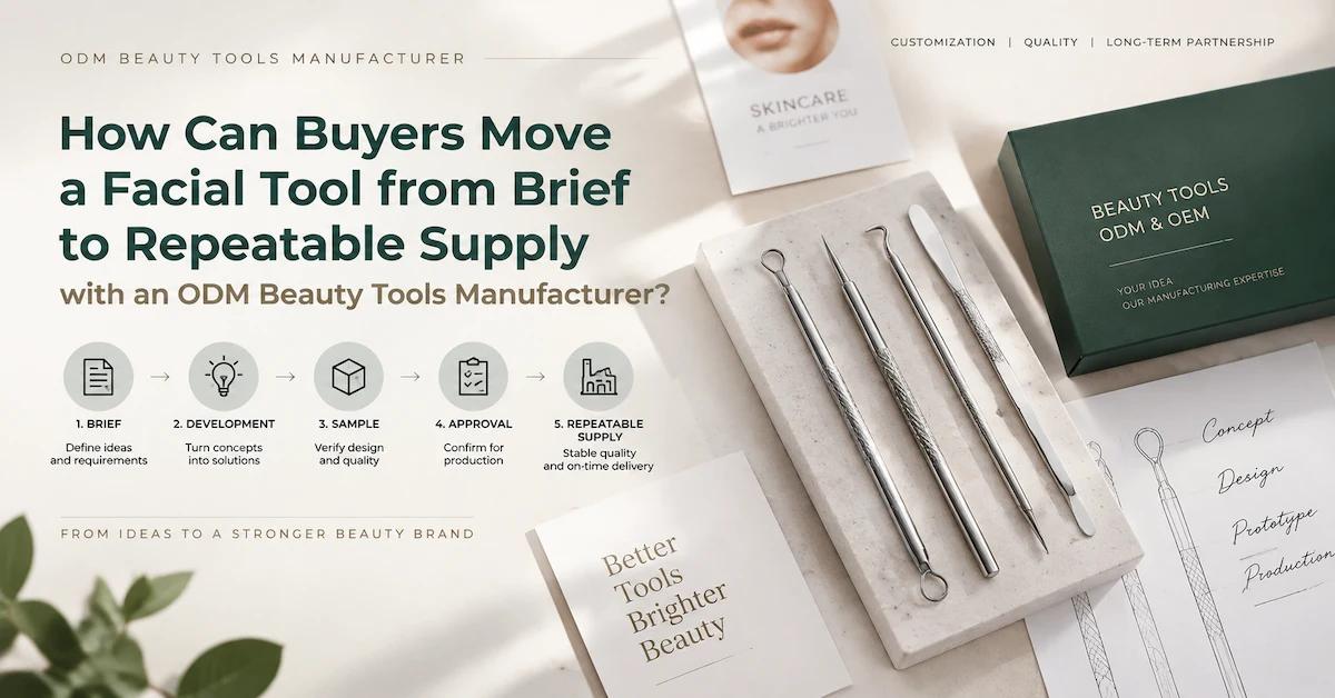 How Can Buyers Move a Facial Tool from Brief to Repeatable Supply with an ODM Beauty Tools Manufacturer?