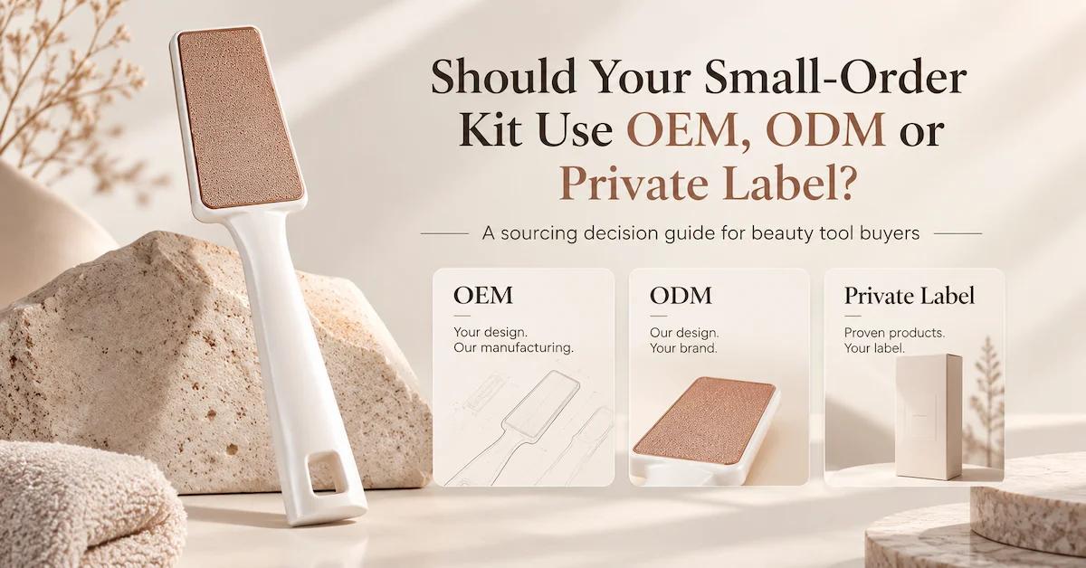 Votre kit pour petites commandes doit-il utiliser un OEM, un ODM ou une marque privée ?