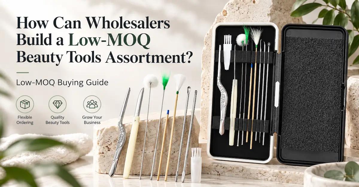 Comment les grossistes peuvent-ils constituer un assortiment d'outils de beauté avec une faible quantité minimale de commande ?