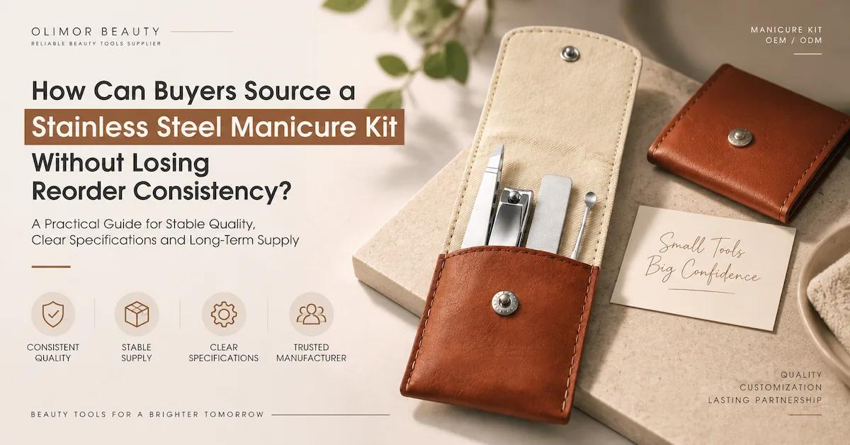 Comment les acheteurs peuvent-ils se procurer un kit de manucure en acier inoxydable sans compromettre la régularité de leurs commandes ?