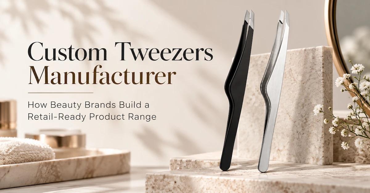 Custom Tweezers Manufacturer: How Beauty Brands Build a Retail-Ready Product Range