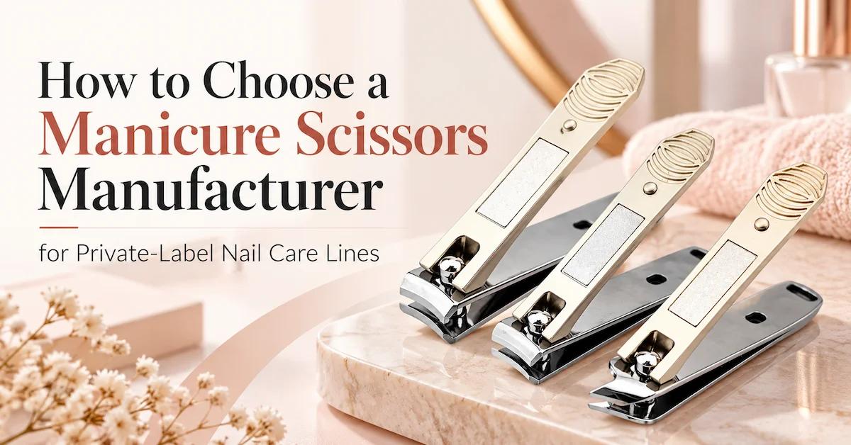 Como escolher um fabricante de tesouras de manicure para linhas de produtos de unhas de marca própria