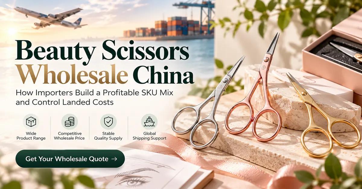Beauty Scissors Wholesale China: How Importers Build a Profitable SKU Mix and Control Landed Costs