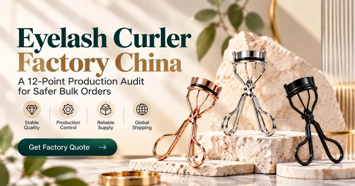 Eyelash Curler Factory China: A 12-Point Production Audit for Safer Bulk Orders