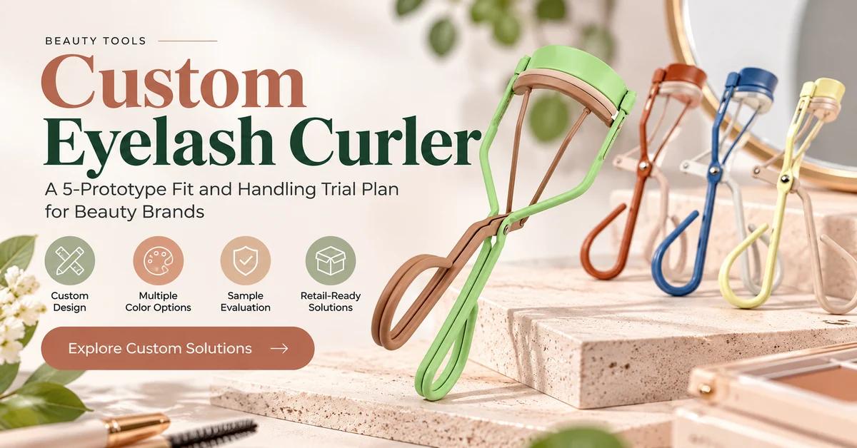 Custom Eyelash Curler: A 5-Prototype Fit and Handling Trial Plan for Beauty Brands