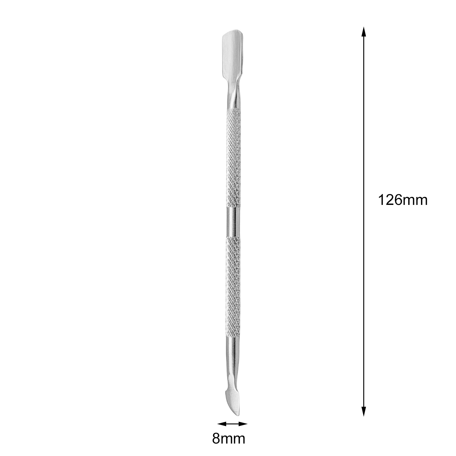 Nail Care Tools: Stainless Steel Cuticle Pusher Guide
