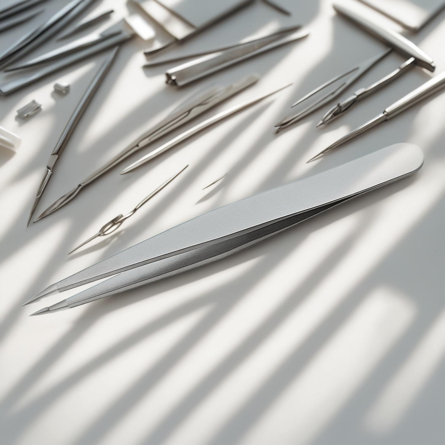 Wholesale Pointed-Tip Tweezers for Beauty Professionals