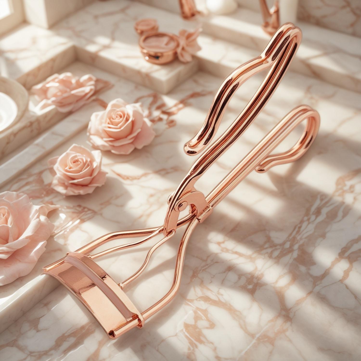 Wholesale Rose Gold Eyelash Curlers for Salons and Beauty Retailers
