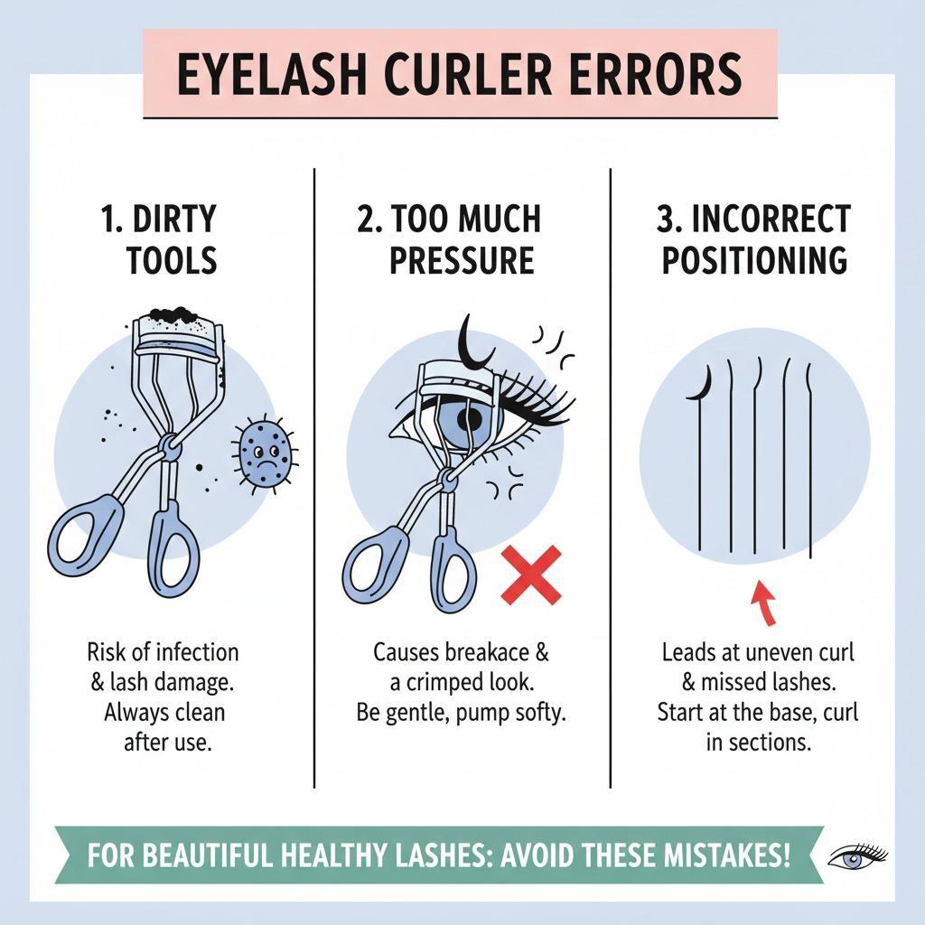Avoiding Common Eyelash Curler Errors for Perfect Lashes