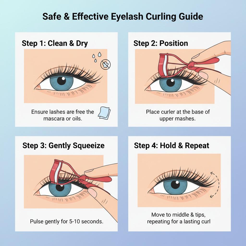Come usare il piegaciglia in modo sicuro: consigli per ottenere i migliori risultati