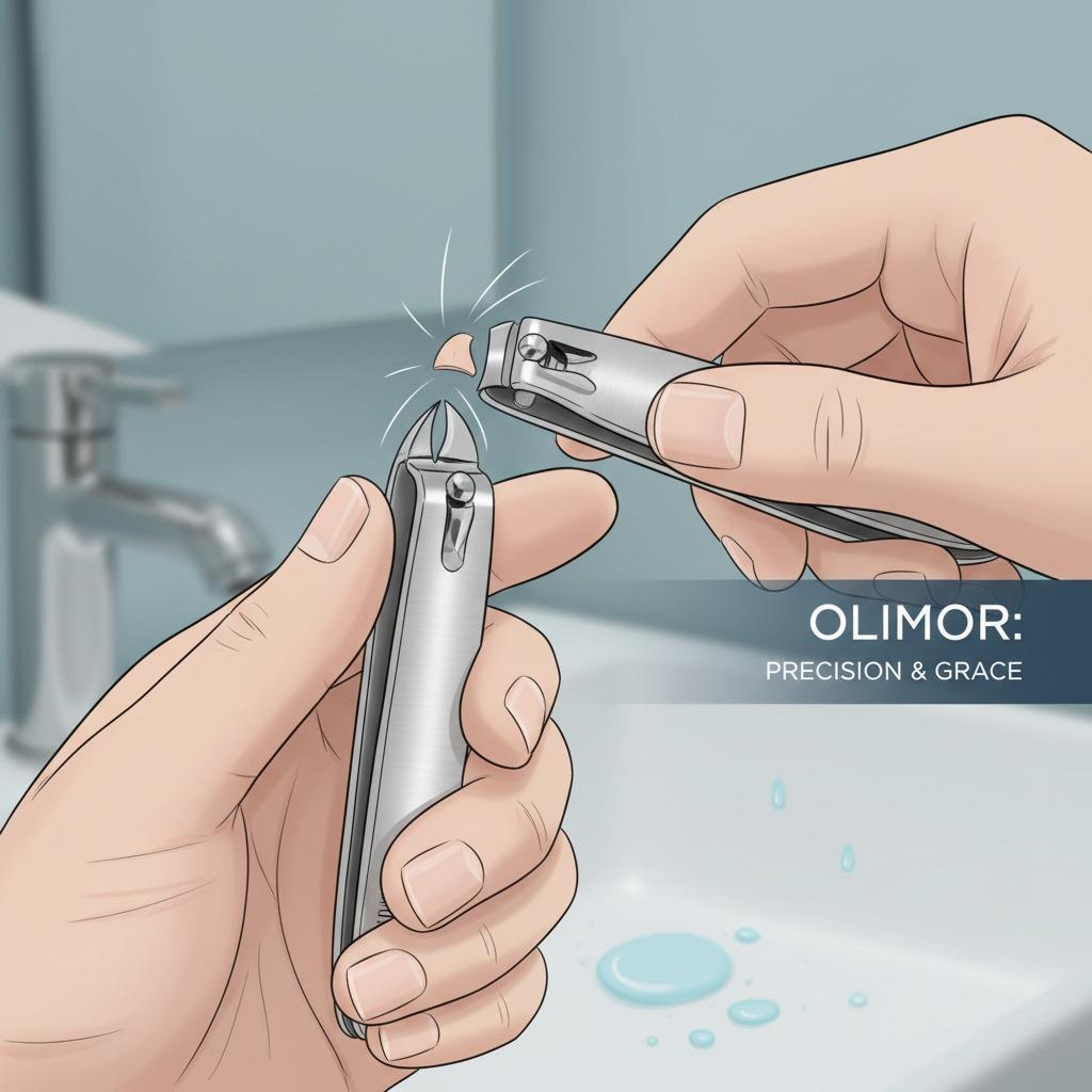 Ottieni un taglio di unghie impeccabile come in salone con il tagliaunghie Olimor.