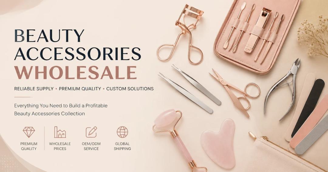 Venta al por mayor de accesorios de belleza: cómo los compradores globales eligen proveedores confiables para los mercados minoristas y de salones de belleza.