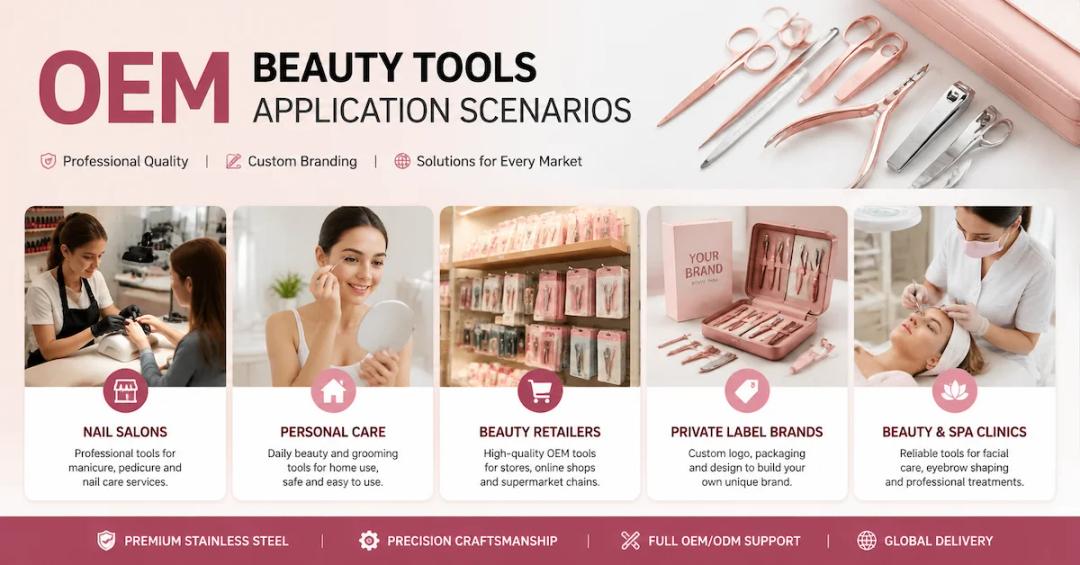 OEM Beauty Tools Manufacturer Guide for Custom Nail Sets
