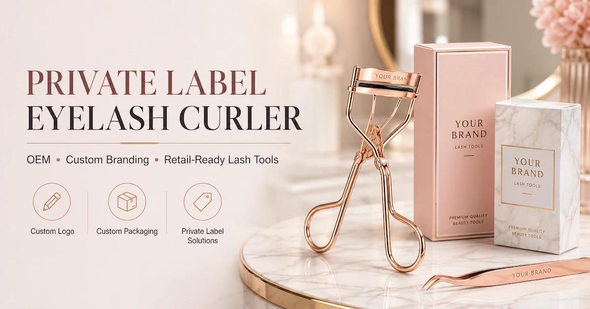 Guía de rizadores de pestañas de marca privada: cómo las marcas de belleza crean herramientas de pestañas personalizadas