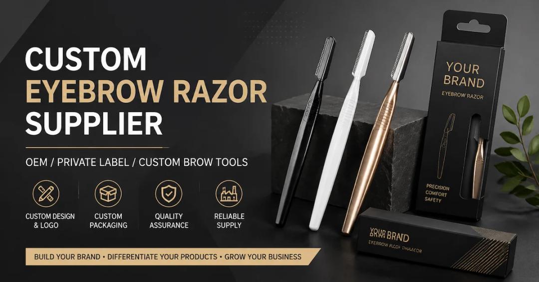 Custom Eyebrow Razor Supplier Guide: How Brands Develop Private Label Brow Tools
