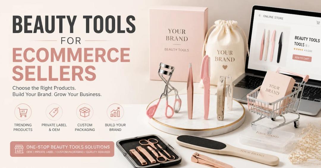 Beauty Tools for Ecommerce Sellers: How to Choose Products and Build Your Own Brand