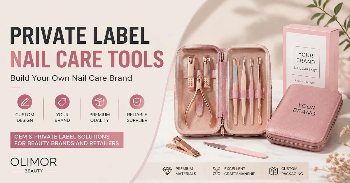 أدوات العناية بالأظافر ذات العلامات التجارية الخاصة: كيف تُنشئ العلامات التجارية خطوط إنتاج مخصصة للعناية بالأظافر